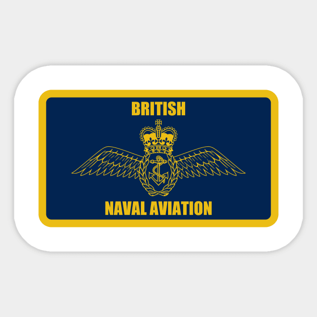 British Naval Aviation Patch Sticker by Tailgunnerstudios